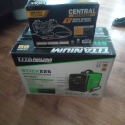 Titanium Stick Inverter Power source And Bench Grinder 