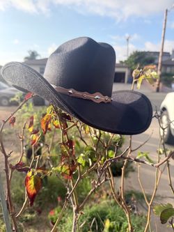 Black Felt like Cowboy Hat
