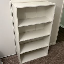 White Bookshelf 