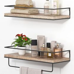 Wood Floating Shelves