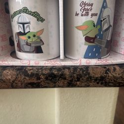 new baby Yoda coffee mugs