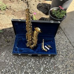 Vintage Student Saxophone Conservarte Brass Woodwind Band Instrument with Case