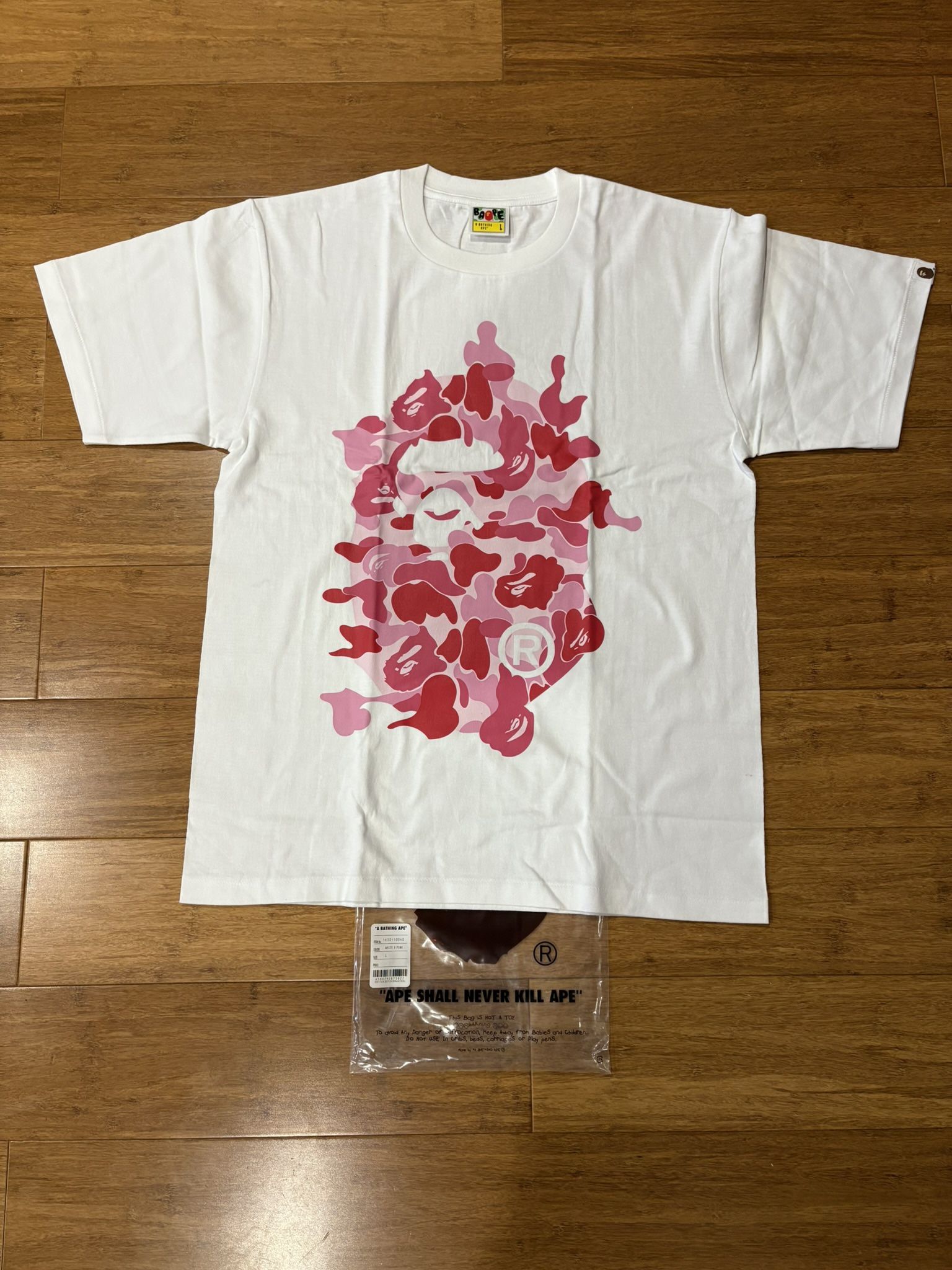 Bape AMC Camo Rebuild White Tee