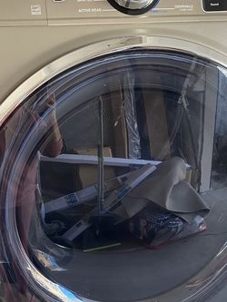 GE 7.8 cu. ft. Smart 120-Volt Satin Nickel Stackable Gas Vented Dryer with Steam and Sanitize Cycle, ENERGY STAR — New, Open box $850