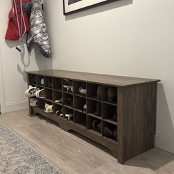 Entryway Shoe Storage Bench