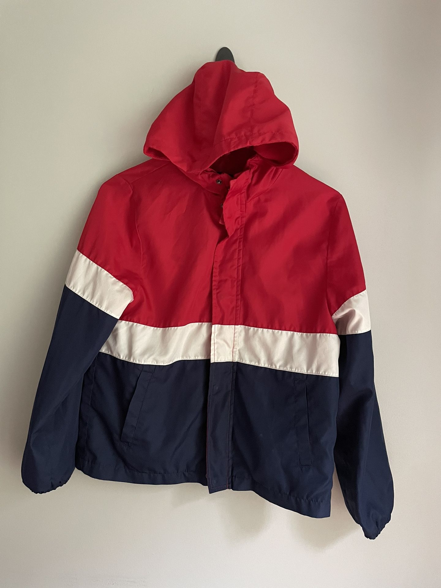 Oshkosh B’Gosh Boys Size 10 Rain Jacket Hooded Windbreaker