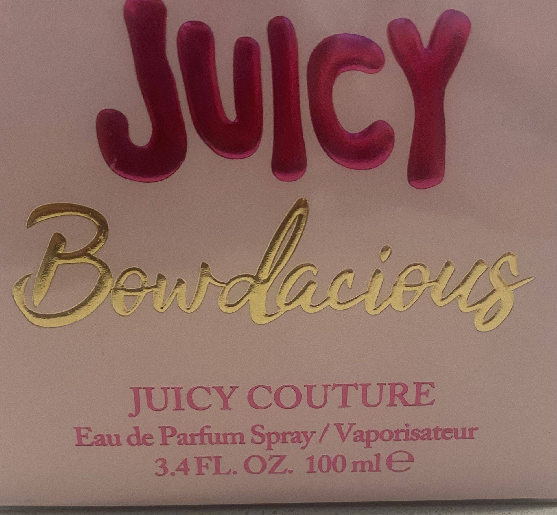 Eau De PARFUM, 3.4 OZ.  NEW Viva La Juicy BOWDACIOUS, Sealed Box