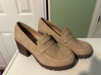 Dirty Laundry smooth chunky loafers/ heels