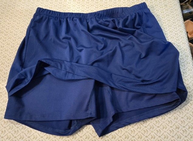 Ladies Large Blue Champion Skirted  Shorts