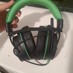 Green Gaming Headphones 