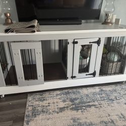 Custom Built Double Dog Kennel Large