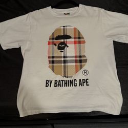 bathing ape check shirt 