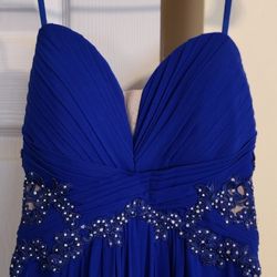 Xscape Blue Evening Gown Dress
