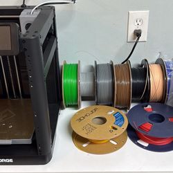 FlashForge Adventurer 5M with All PLA Rolls Sander and respirator included