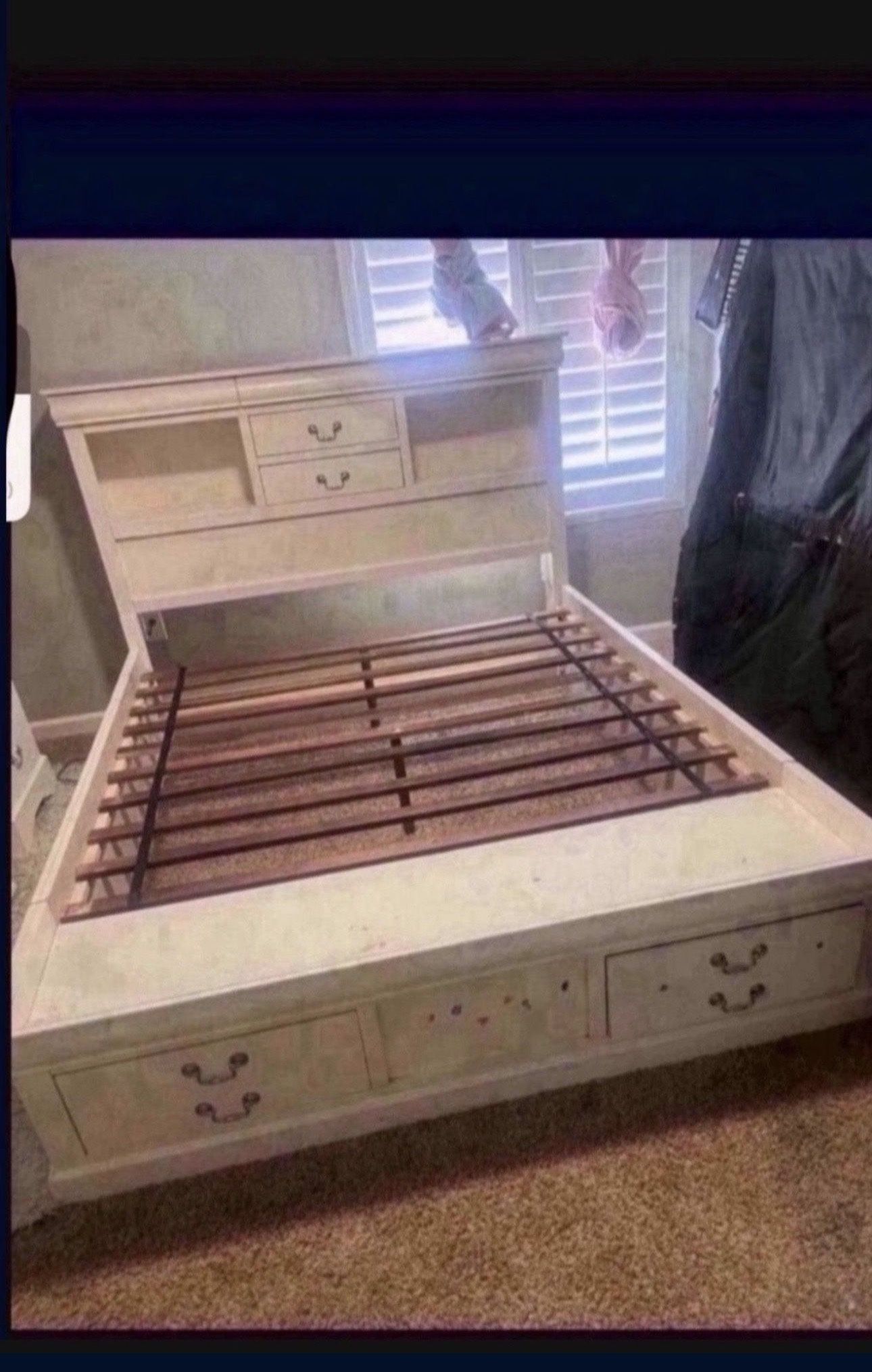 Queen Bed Frame $400