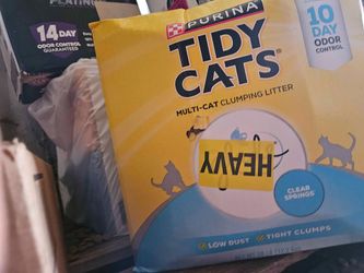 New 37lb Cat Litter, Tidy Cats