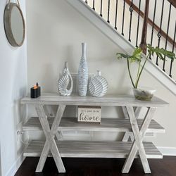 Grey Console Table