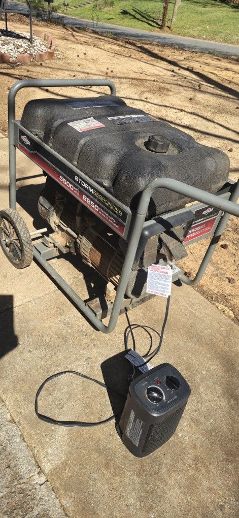 5500 Watt Rebuilt Briggs & Stratton Storm Responder Generator Works Perfectly!!