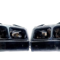 Headlights  For 03-22 Express Savana 1500/2500/ 3500