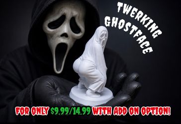 Twerking Scream 3D Printed Figurine