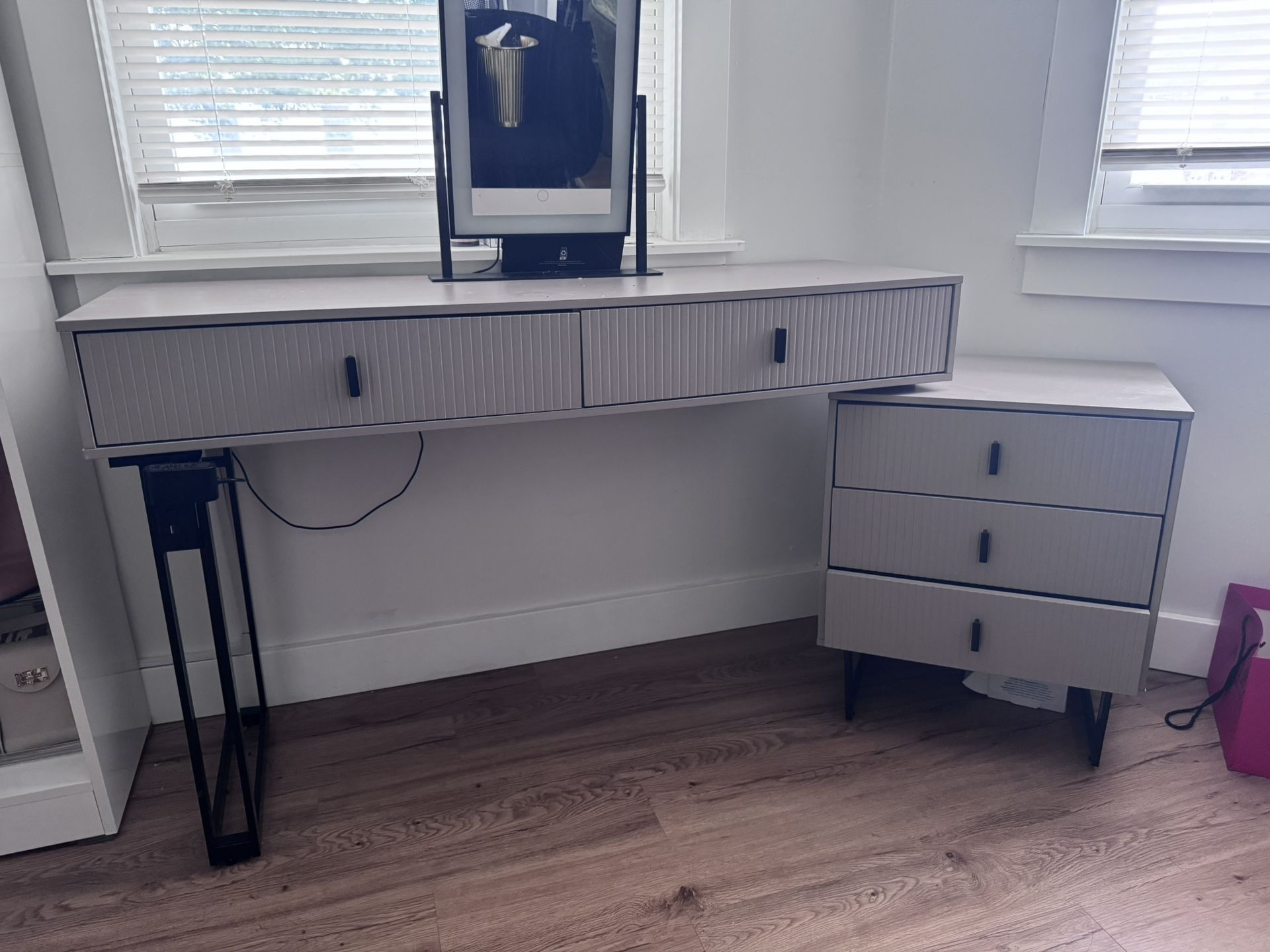 Beige Desk