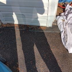 Side And Back Window To A 1956 Lloyd Alexander 