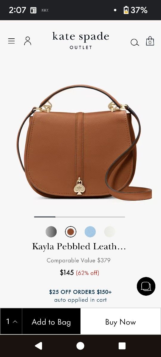 New Kate Spade Leather Purse -$140 obo