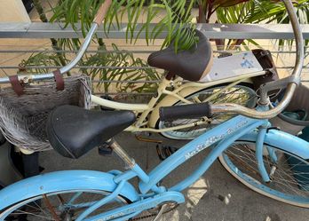 2 beach cruisers  sold as is