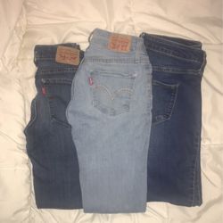 Bundle Of Girls Jeans (Size 25 - 26)