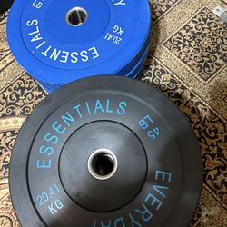 45lb bumper plates