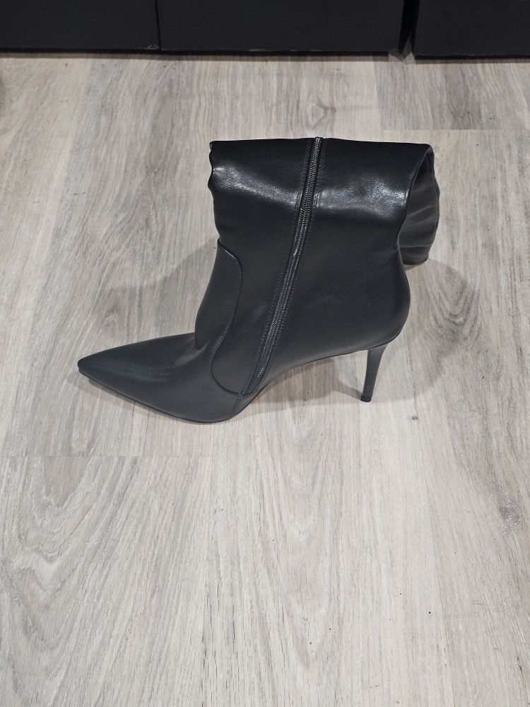 Leather High Heeled Boots For Sale