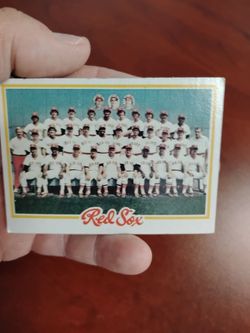 1978 Boston Red sox Team card