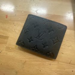 black LV wallet men 