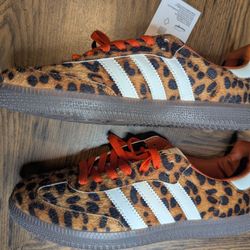 adidas Samba OG Preloved Red Leopard JI2734 Men's Size 7 New without Box