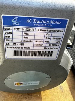 Golf Cart AC 3 Phase Motor