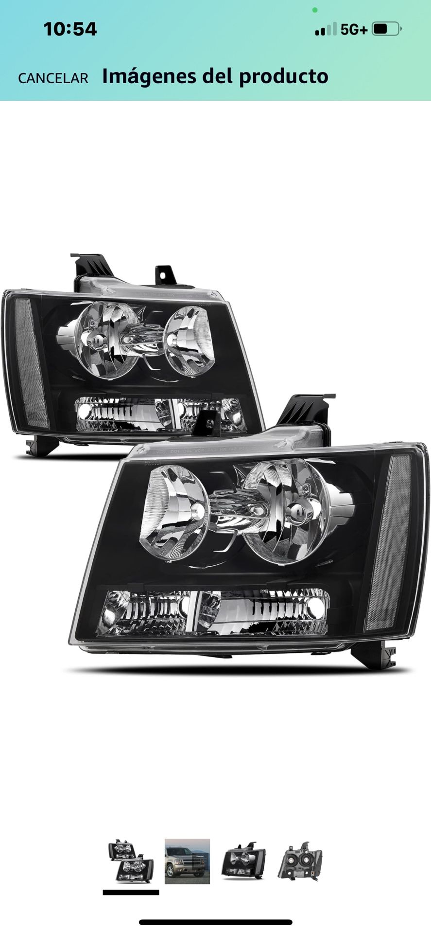 Headlight Assembly Compatible with 2007-2013 Chevy Avalanche Suburban 1(contact info removed) Tahoe