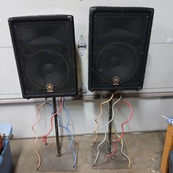 Yamaha PA Speakers And Stands