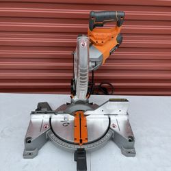 RIDGID 15 Amp 10 in. Corded Dual Bevel Miter Saw with LED Cut Line Indicator
