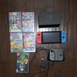 Nintendo Switch With Games 