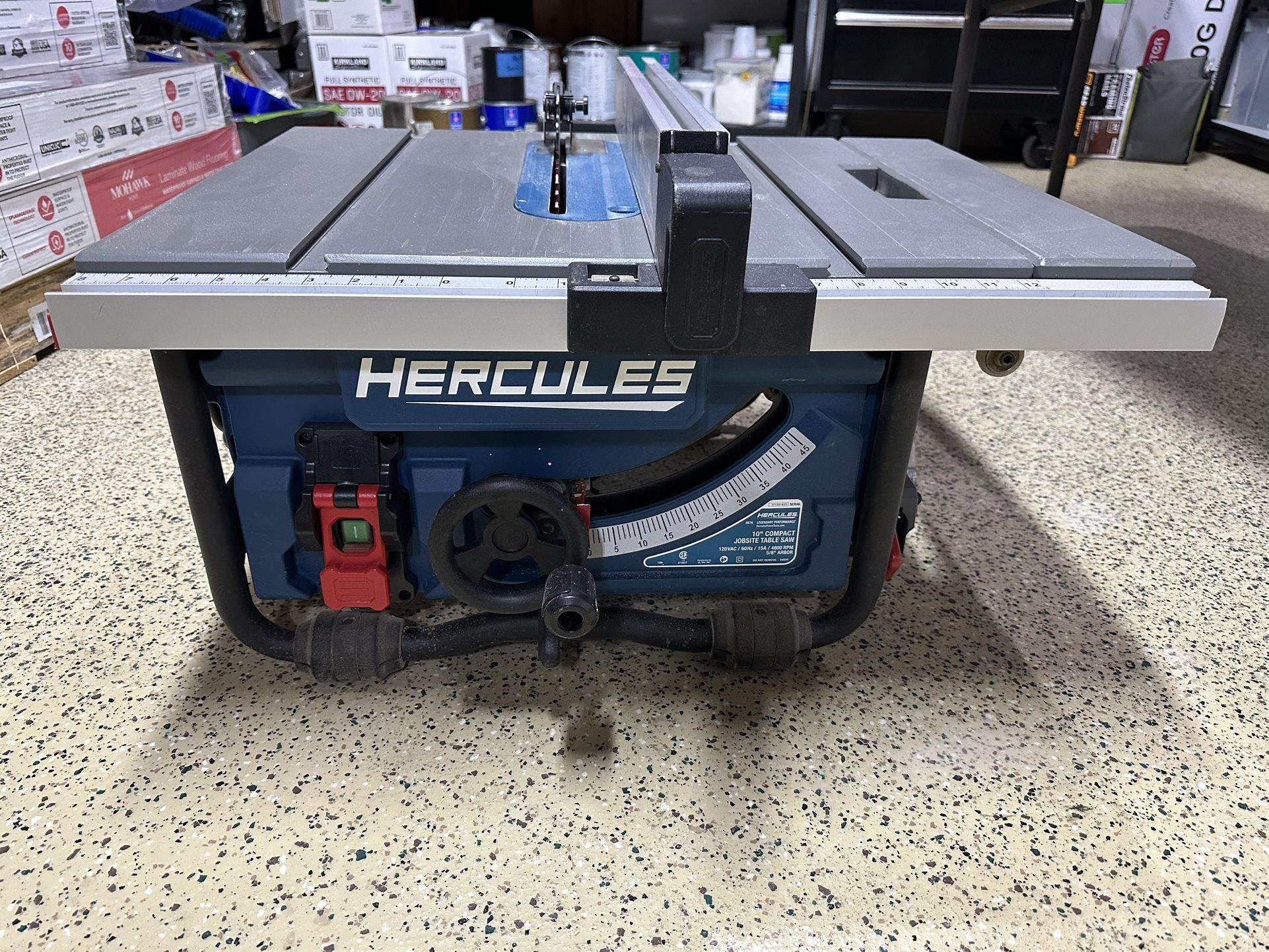 Hercules 10 Inch Table Saw