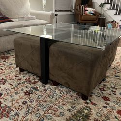 Glass Top Coffee Table