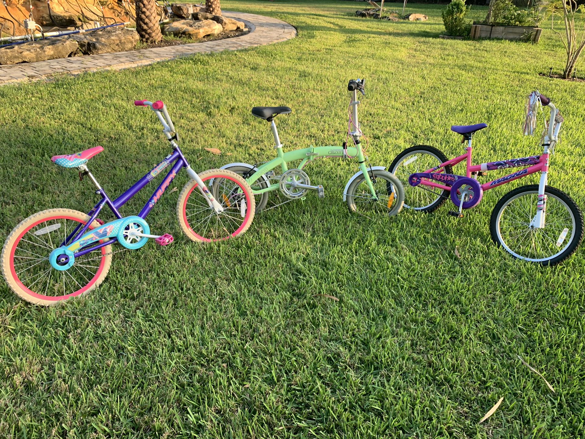 Three bicycles ... 65 or best offer !!!