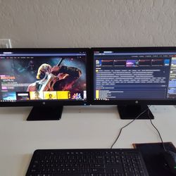 Computer Monitors HP 23in Ask me How to get Free movies and TV on your Laptop or PC