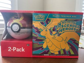 Pokémon TCG Mega Evolution Ascended Heroes Elite Trainer Box 2-Pack