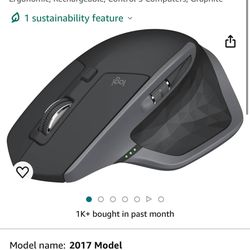 Logitech Black Mx Master 2s Mouse