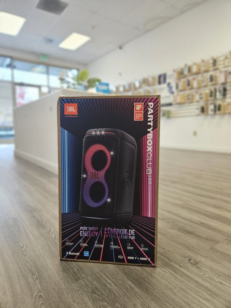 JBL Partybox Club 120 Portable Wireless Party Speaker - $5 Today and Rest Later! Message us now