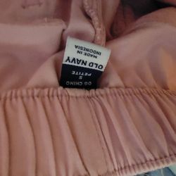 Brand New old navy pink 🩷 pants size petite small