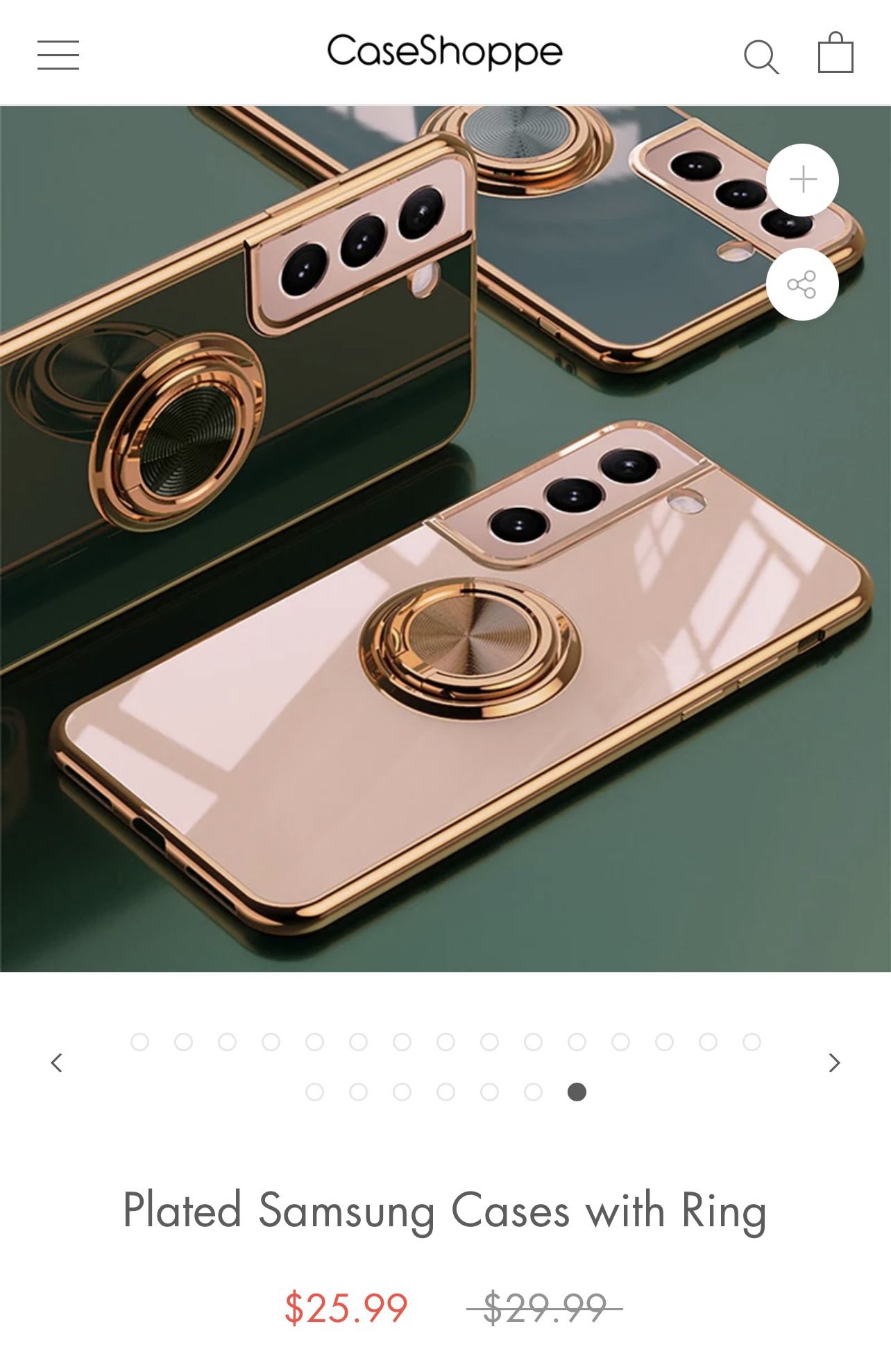 Samsung Case With ring 