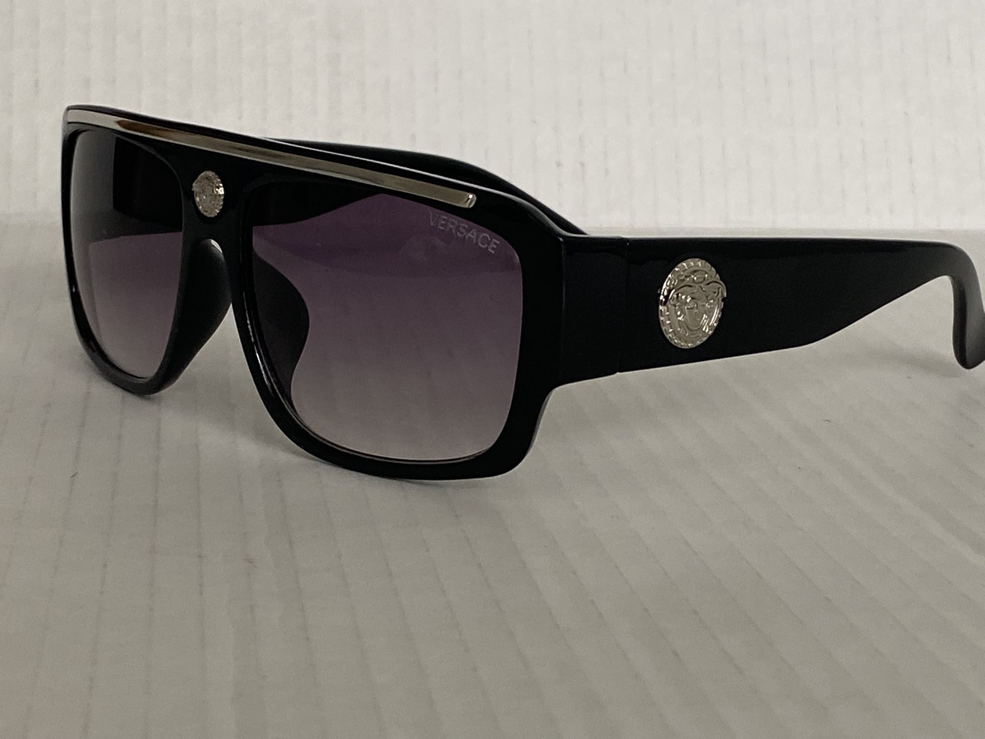 Versace Sunglasses Men Black Medusa