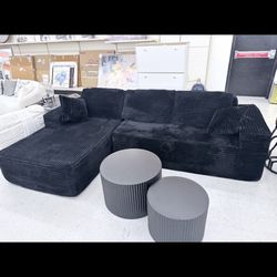 Black Sectional 